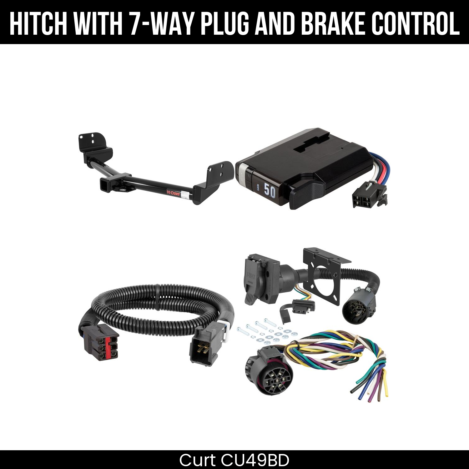 Trailer Hitch , 7-Way , TriFlex NEXT Brake Control