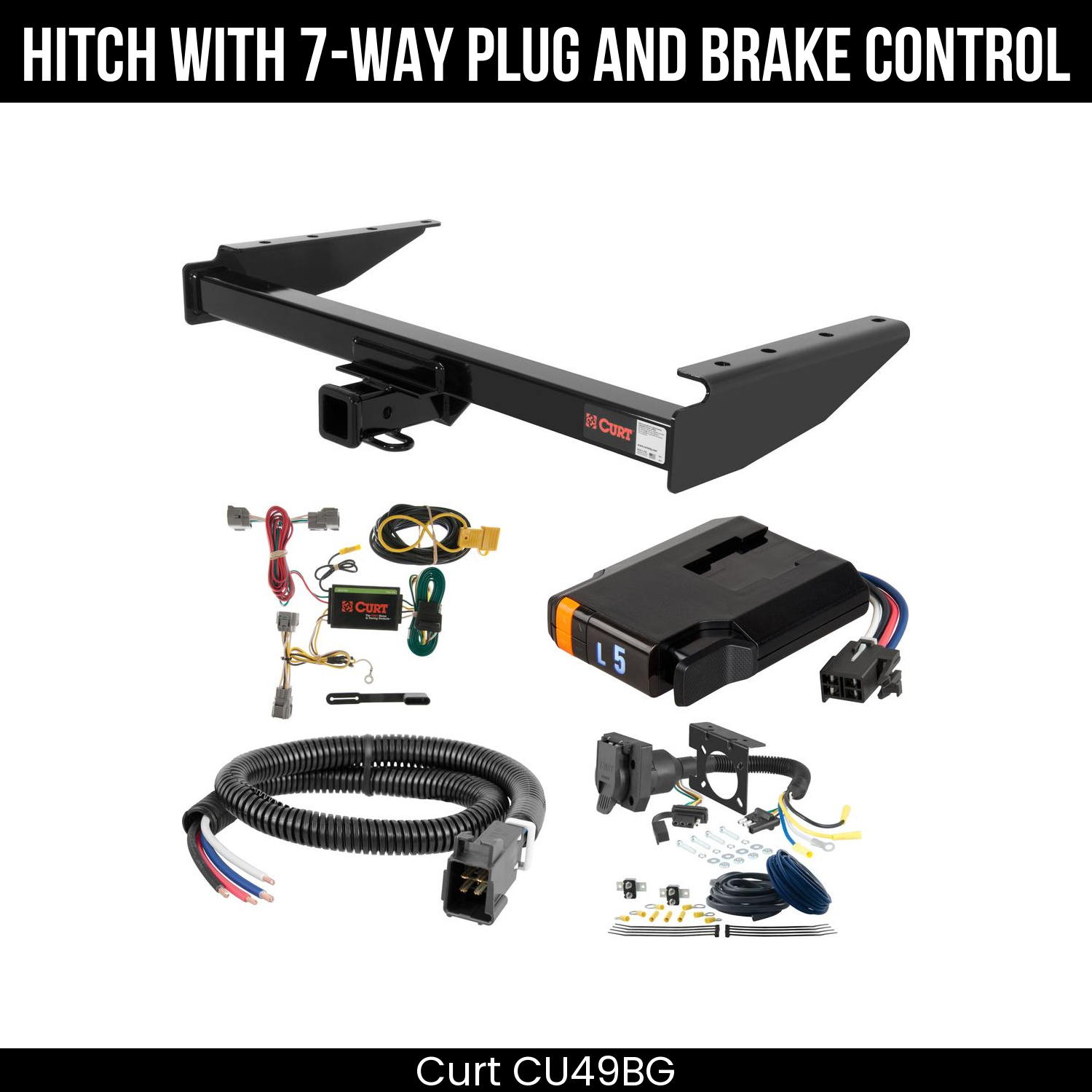 Trailer Hitch , 7-Way , Discovery Next Brake Control
