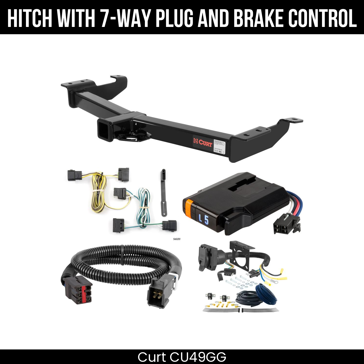 Trailer Hitch , 7-Way , Discovery Next Brake Control