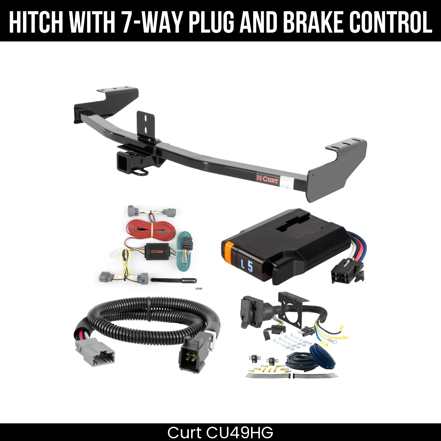 Trailer Hitch , 7-Way , Discovery Next Brake Control