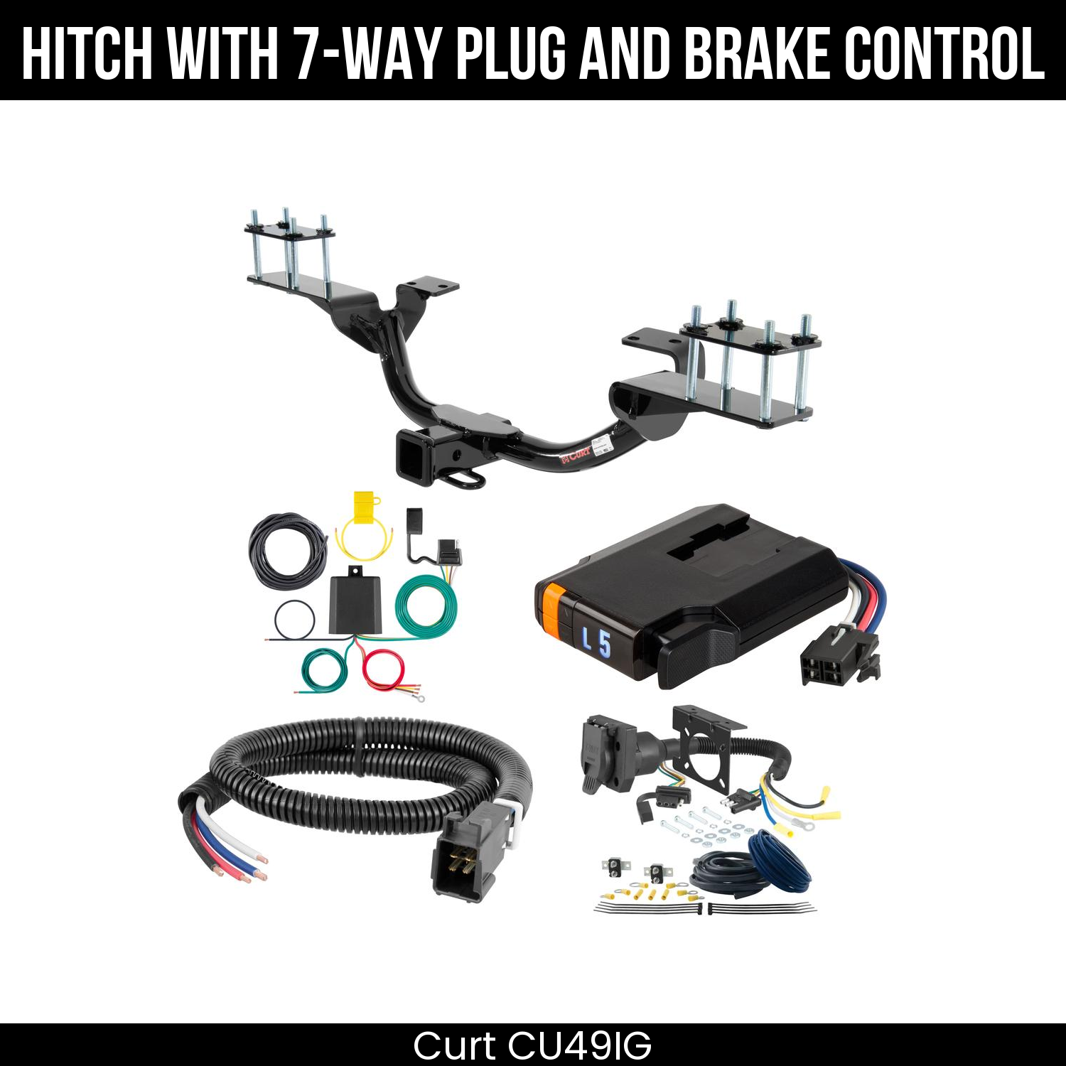 Trailer Hitch , 7-Way , Discovery Next Brake Control