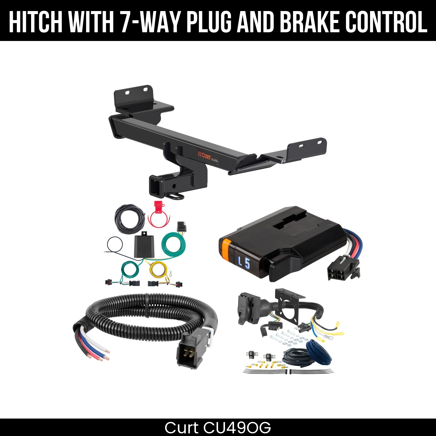 Trailer Hitch , 7-Way , Discovery Next Brake Control