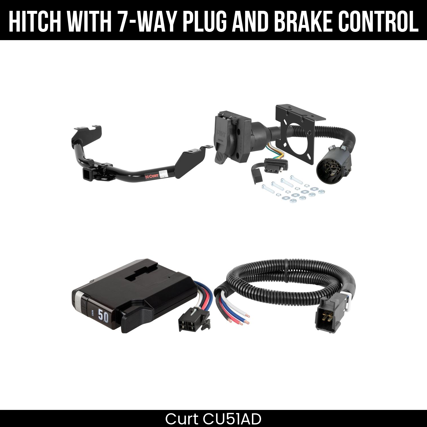 Trailer Hitch , 7-Way , TriFlex NEXT Brake Control
