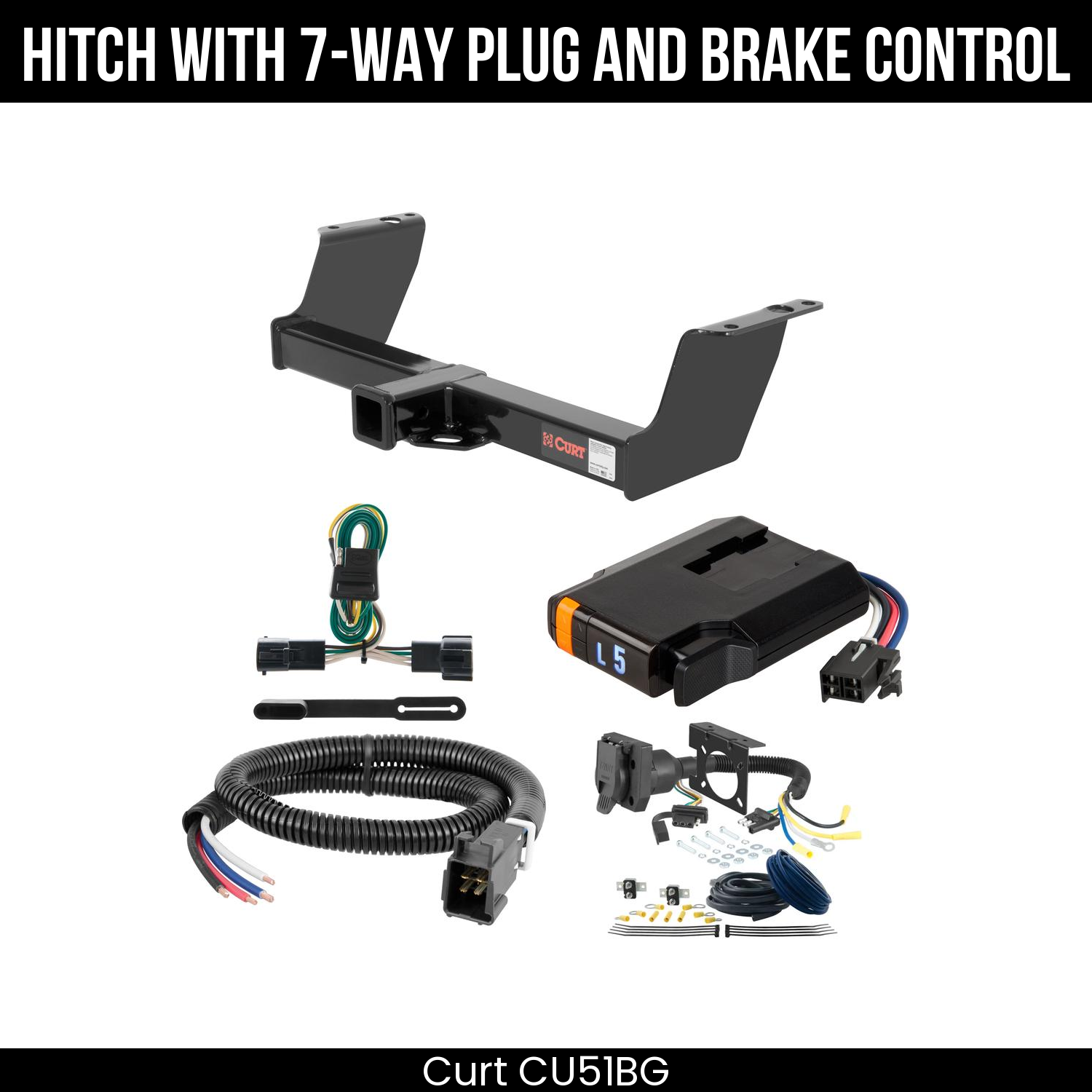 Trailer Hitch , 7-Way , Discovery Next Brake Control