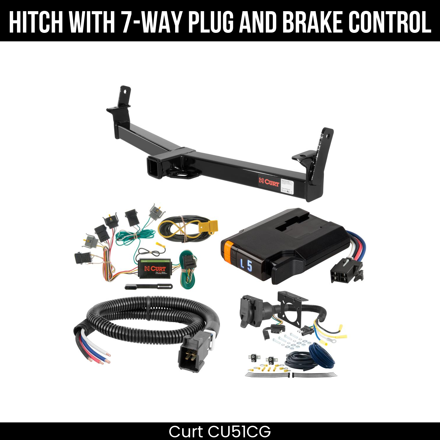 Trailer Hitch , 7-Way , Discovery Next Brake Control