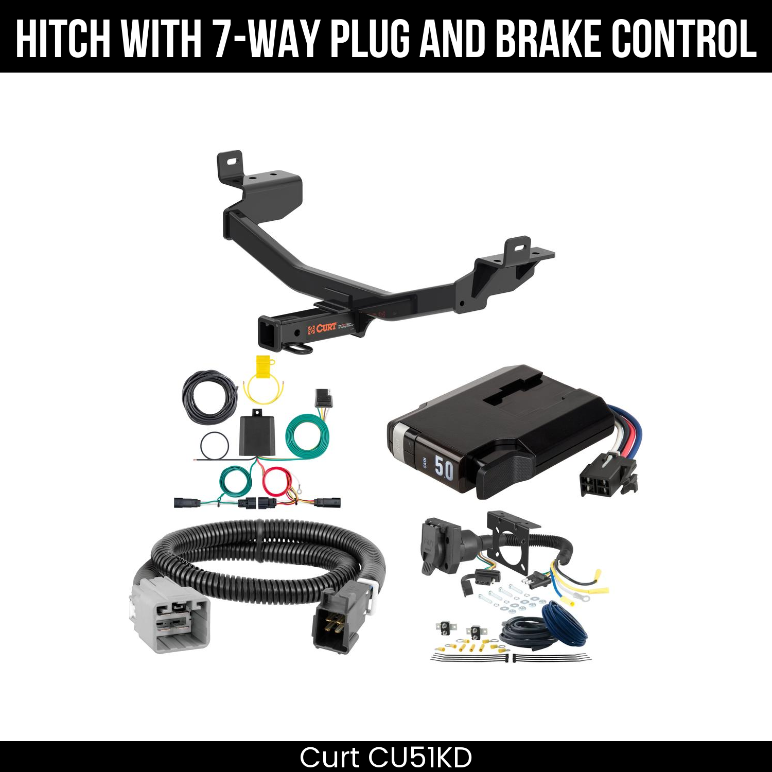 Trailer Hitch , 7-Way , TriFlex NEXT Brake Control