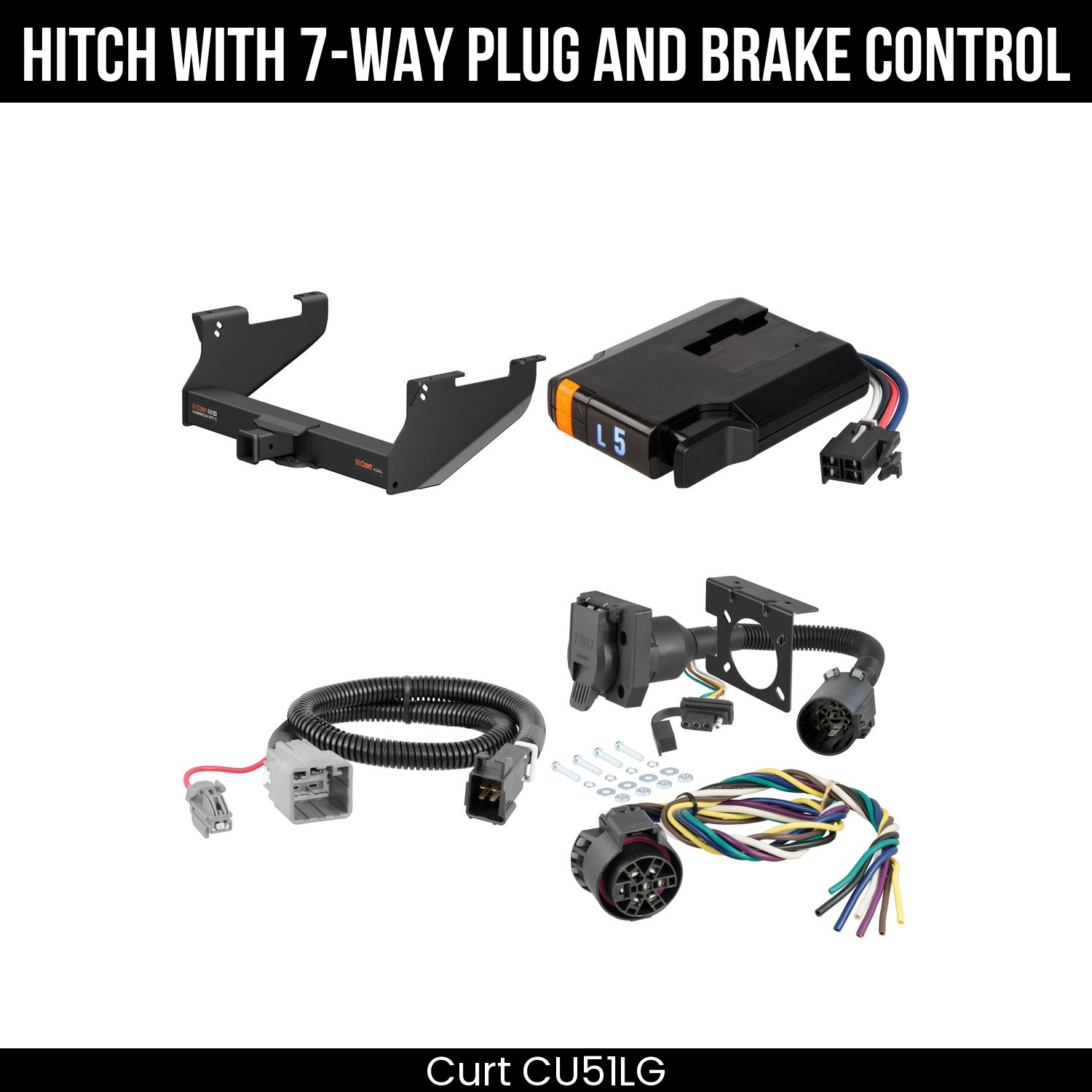 Trailer Hitch , 7-Way , Discovery Next Brake Control