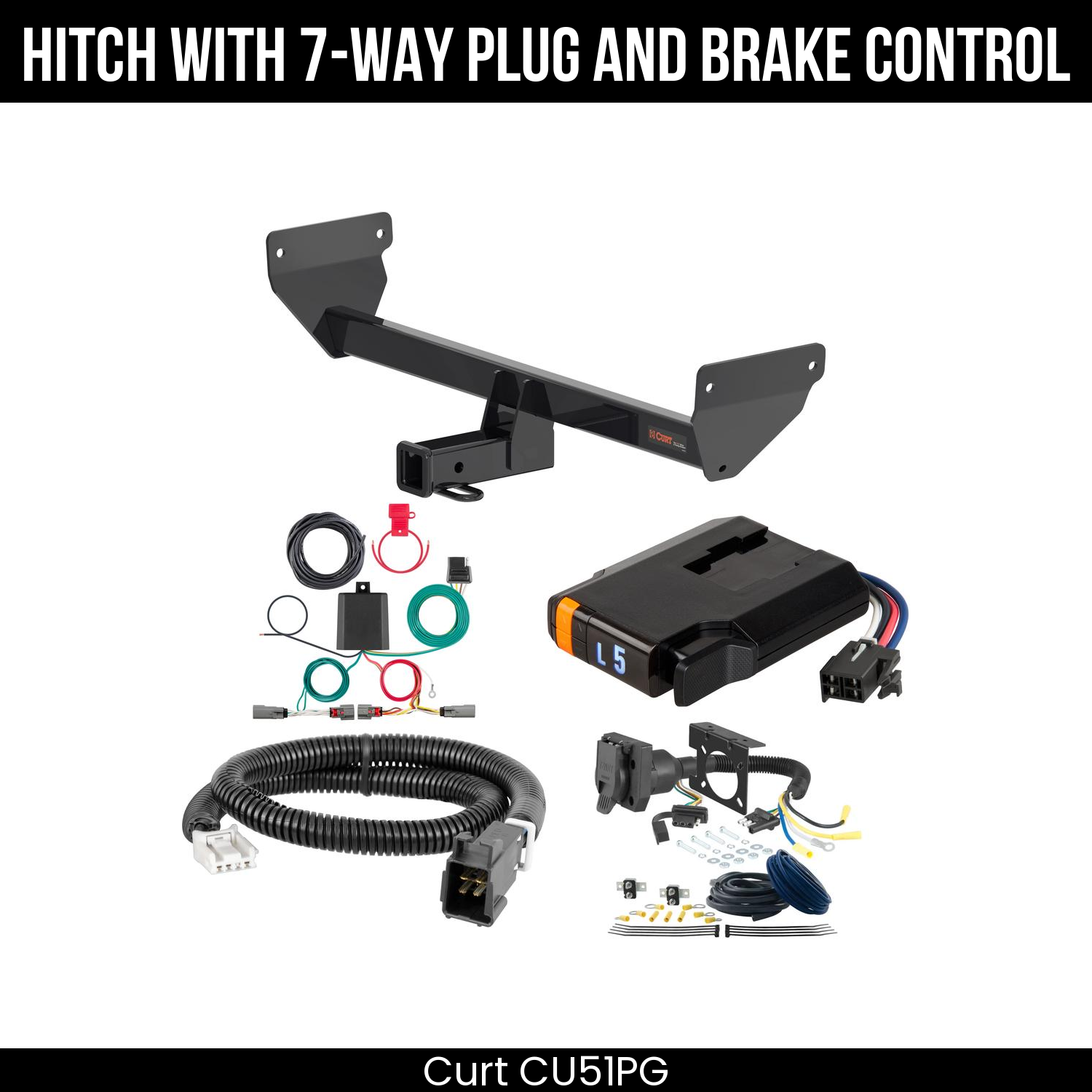 Trailer Hitch , 7-Way , Discovery Next Brake Control