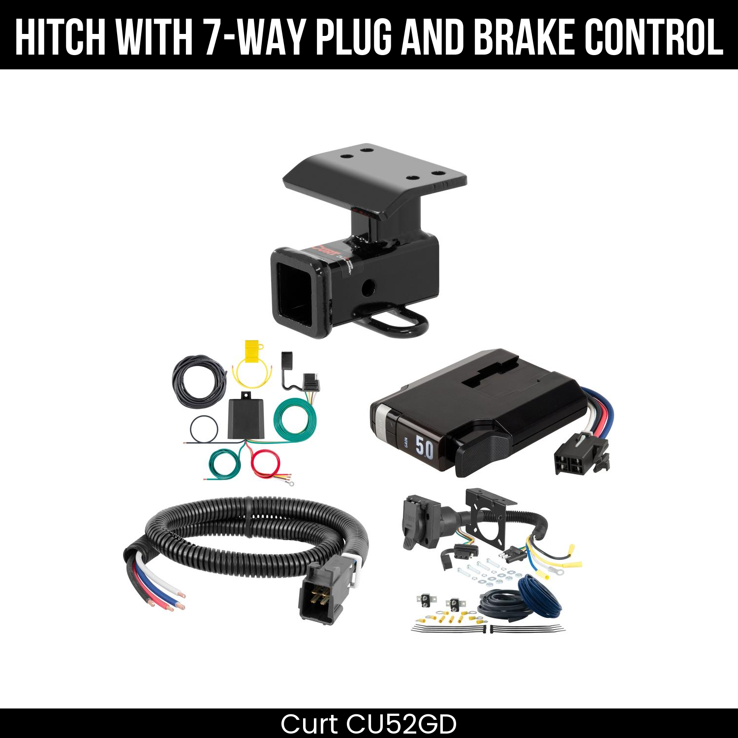Trailer Hitch , 7-Way , TriFlex NEXT Brake Control
