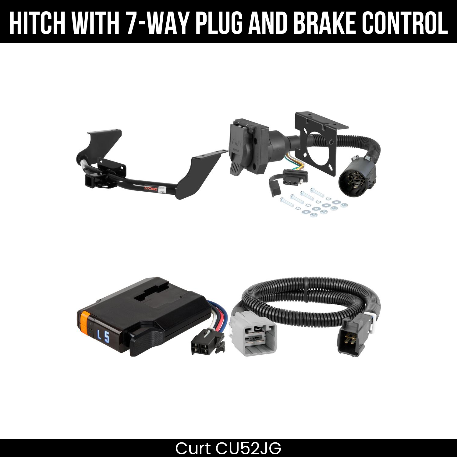 Trailer Hitch , 7-Way , Discovery Next Brake Control