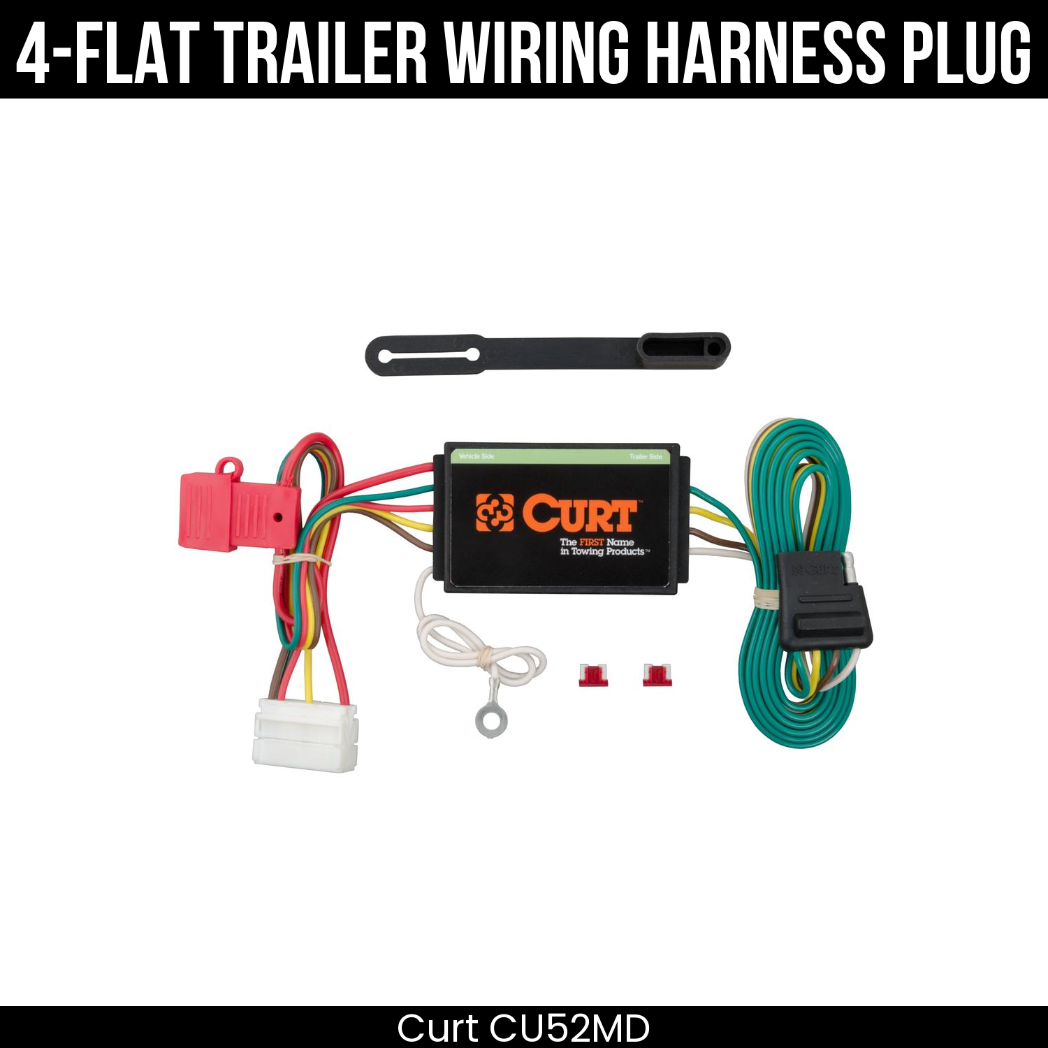 Trailer Wiring 4-Flat Plug Only