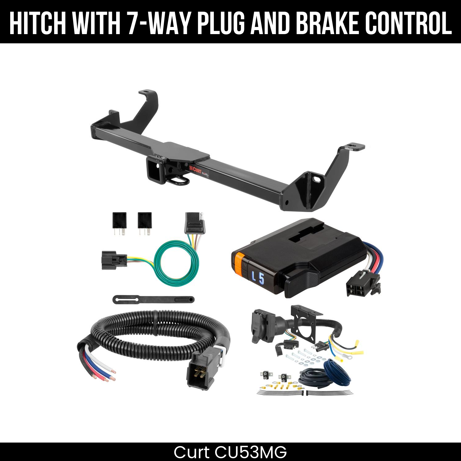 Trailer Hitch , 7-Way , Discovery Next Brake Control