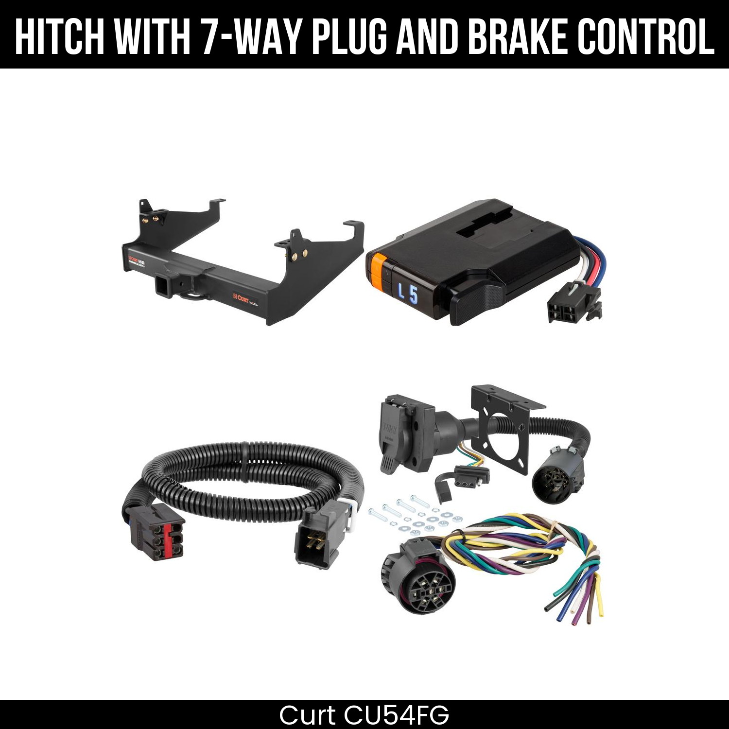 Trailer Hitch , 7-Way , Discovery Next Brake Control