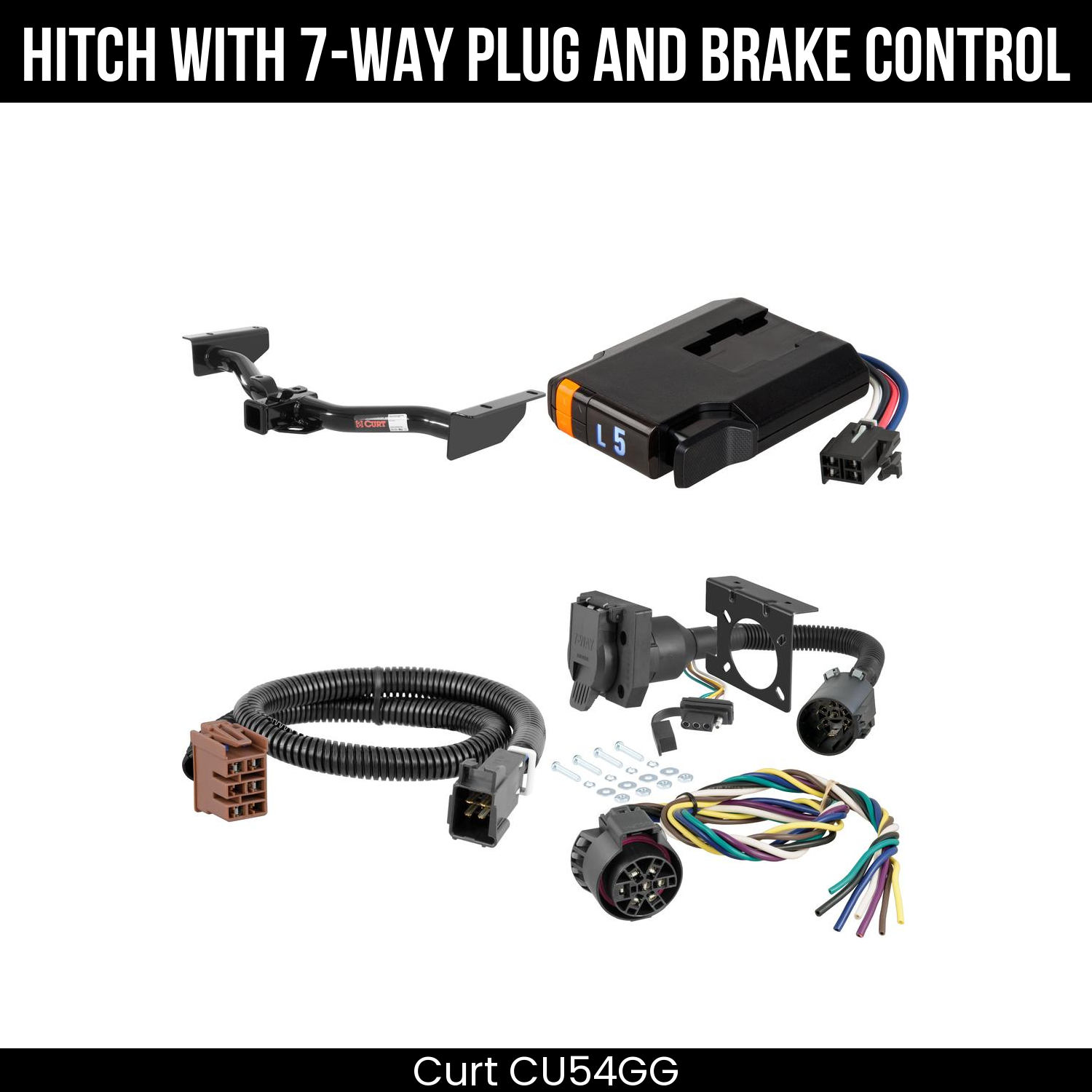 Trailer Hitch , 7-Way , Discovery Next Brake Control