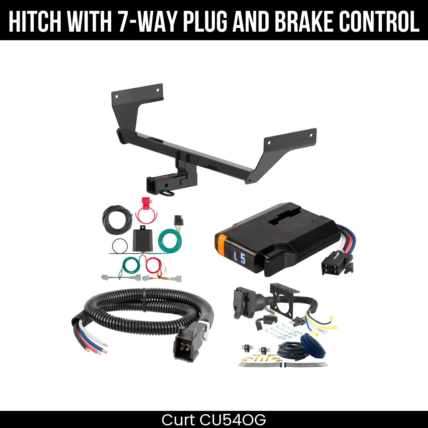 Trailer Hitch , 7-Way , Discovery Next Brake Control