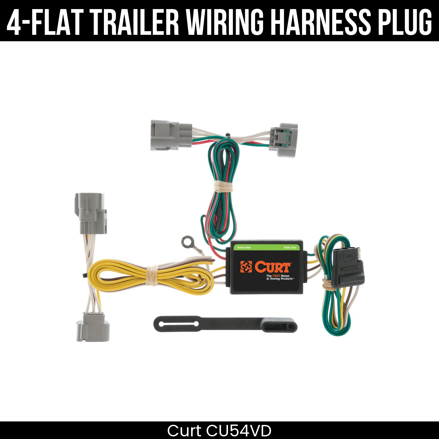 Trailer Wiring 4-Flat Plug Only