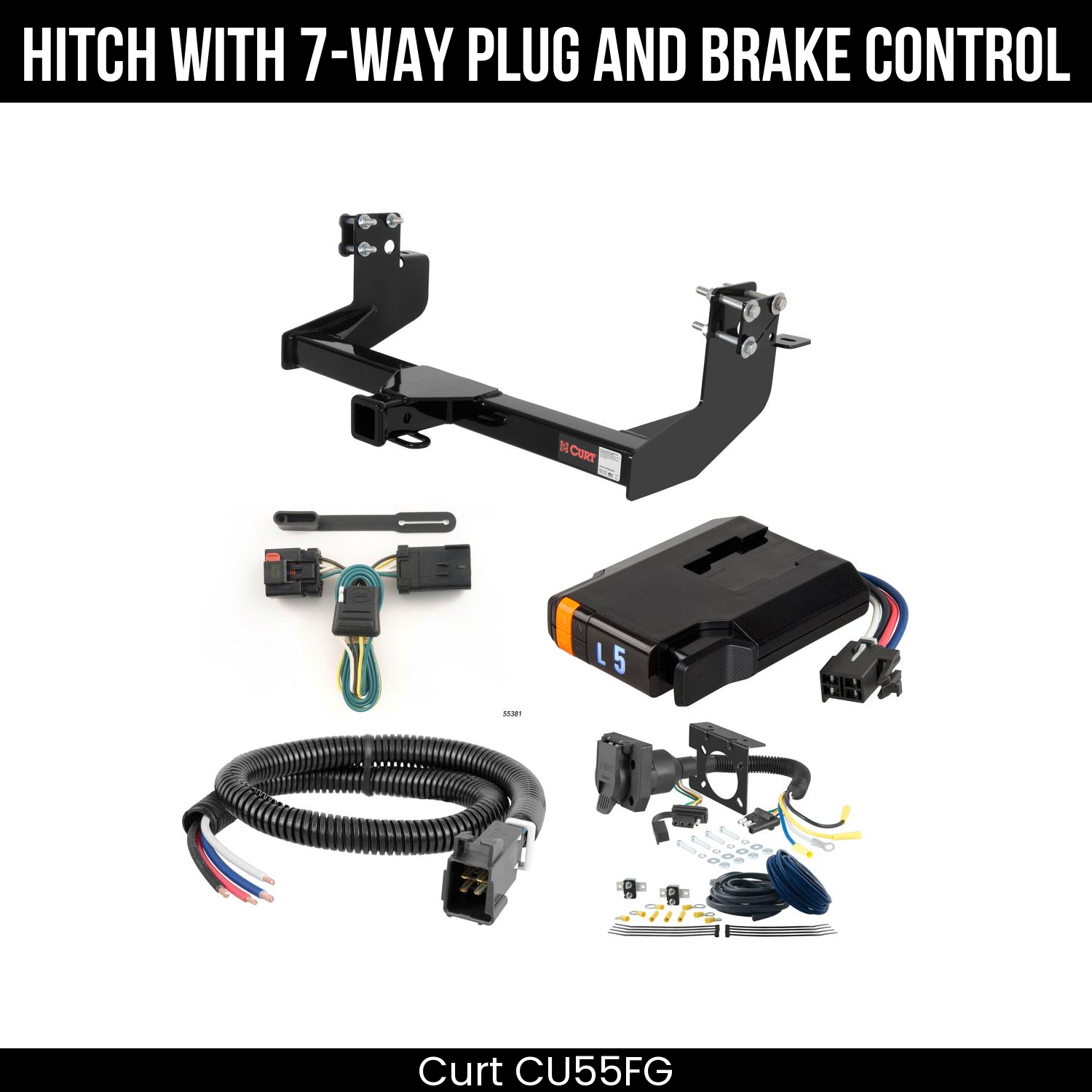 Trailer Hitch , 7-Way , Discovery Next Brake Control