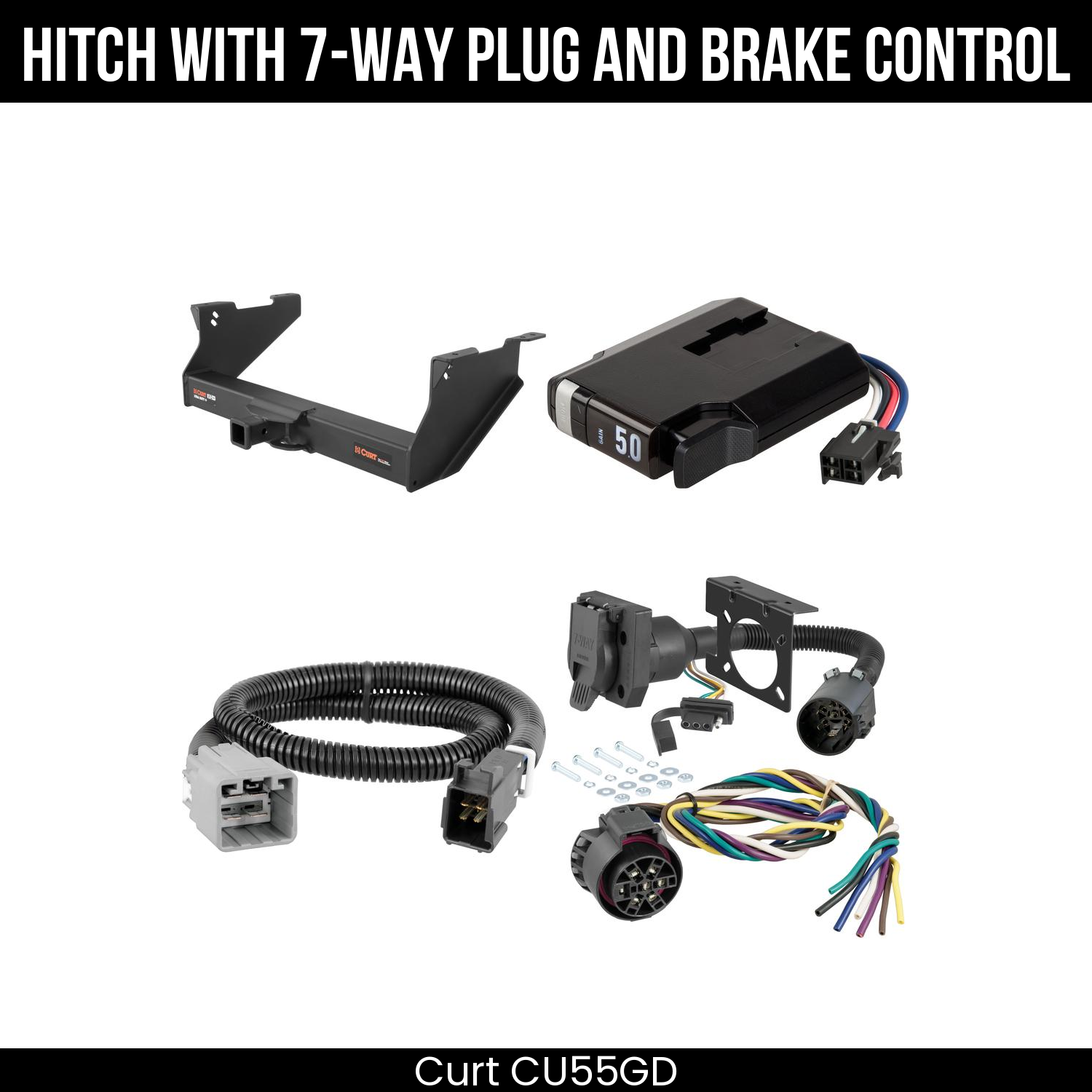 Trailer Hitch , 7-Way , TriFlex NEXT Brake Control