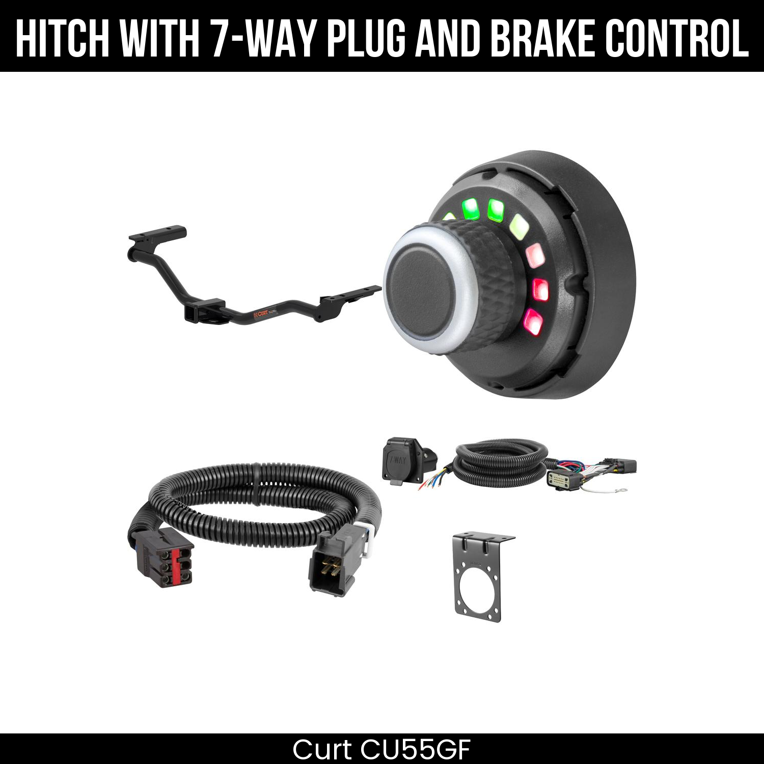 Trailer Hitch , 7-Way , Spectrum Brake Control