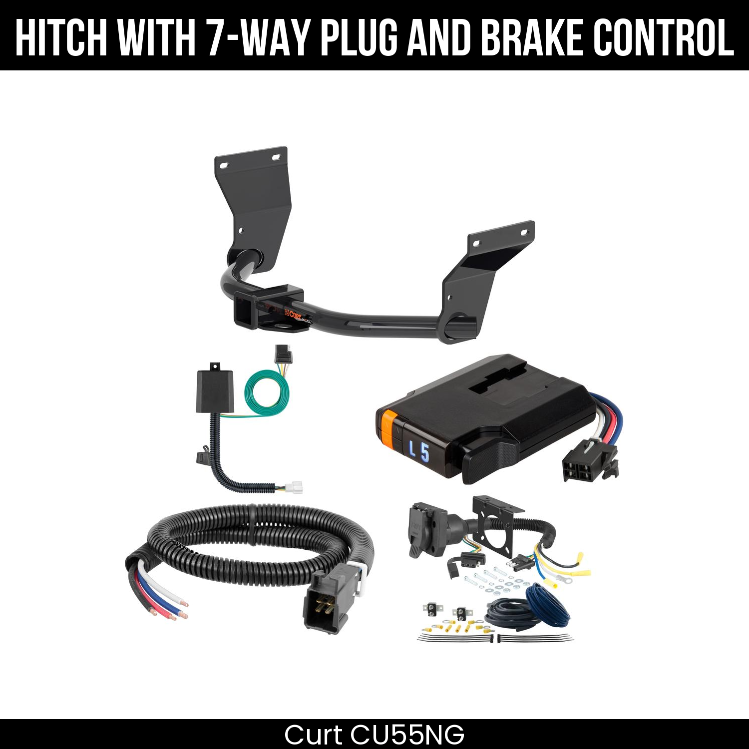 Trailer Hitch , 7-Way , Discovery Next Brake Control