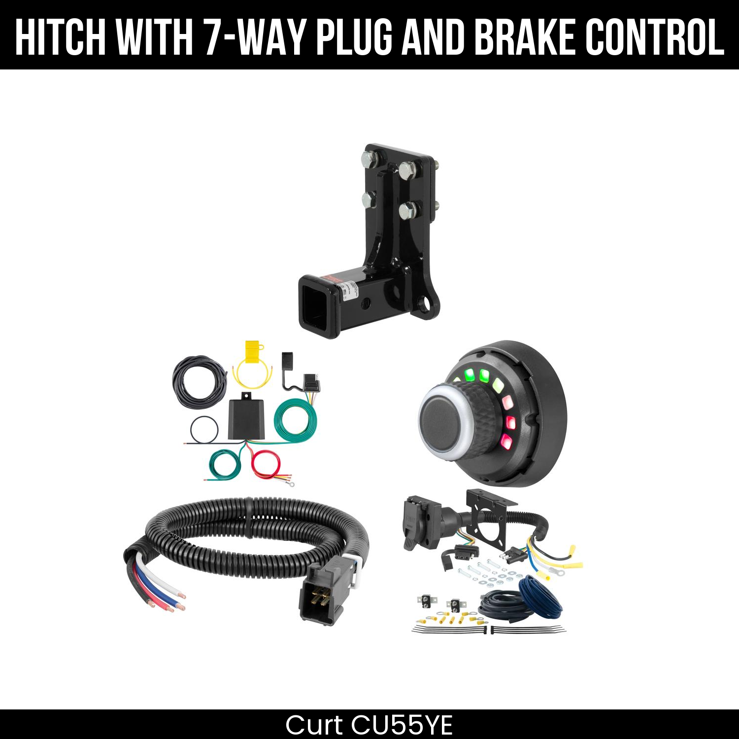 Trailer Hitch , 7-Way , Spectrum Brake Control