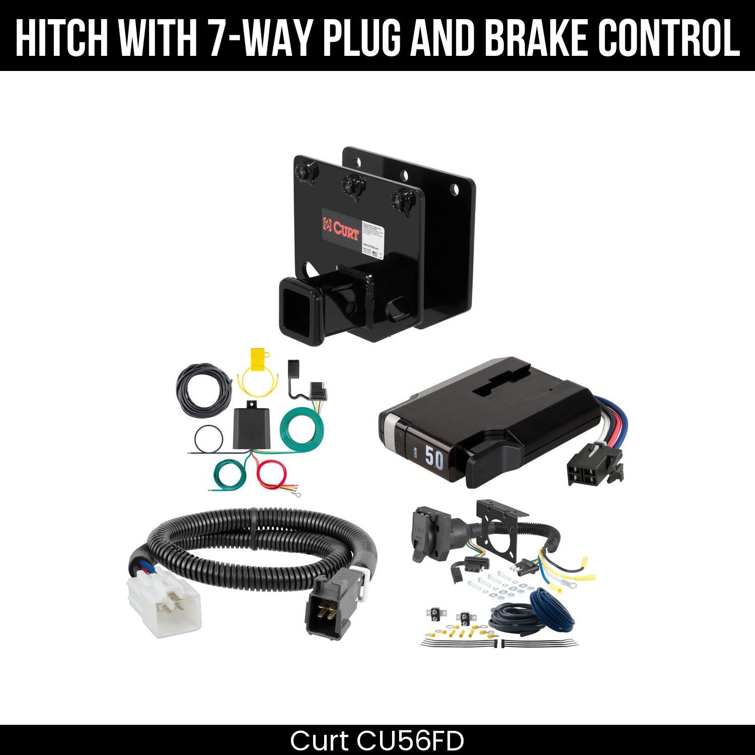 Trailer Hitch , 7-Way , TriFlex NEXT Brake Control