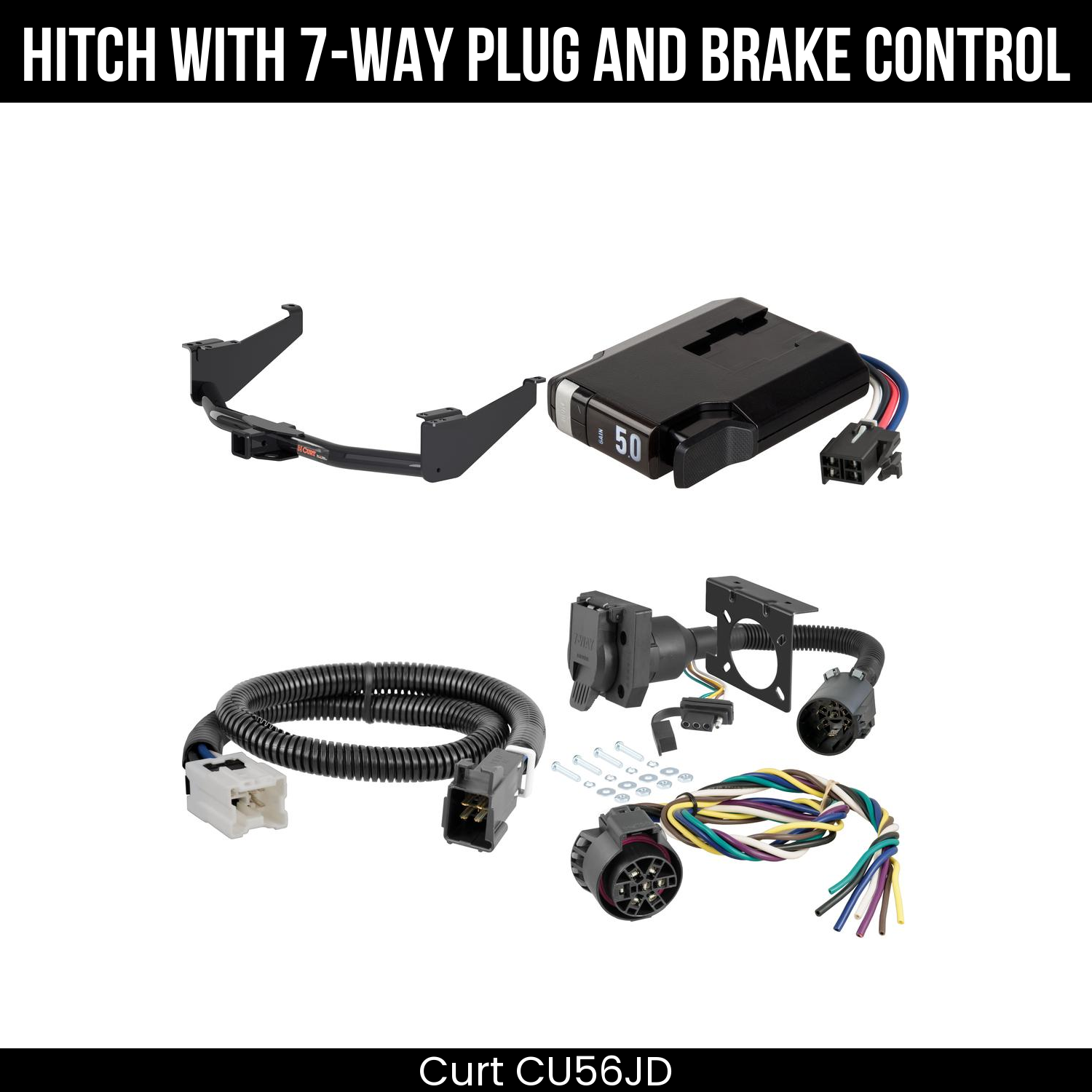 Trailer Hitch , 7-Way , TriFlex NEXT Brake Control