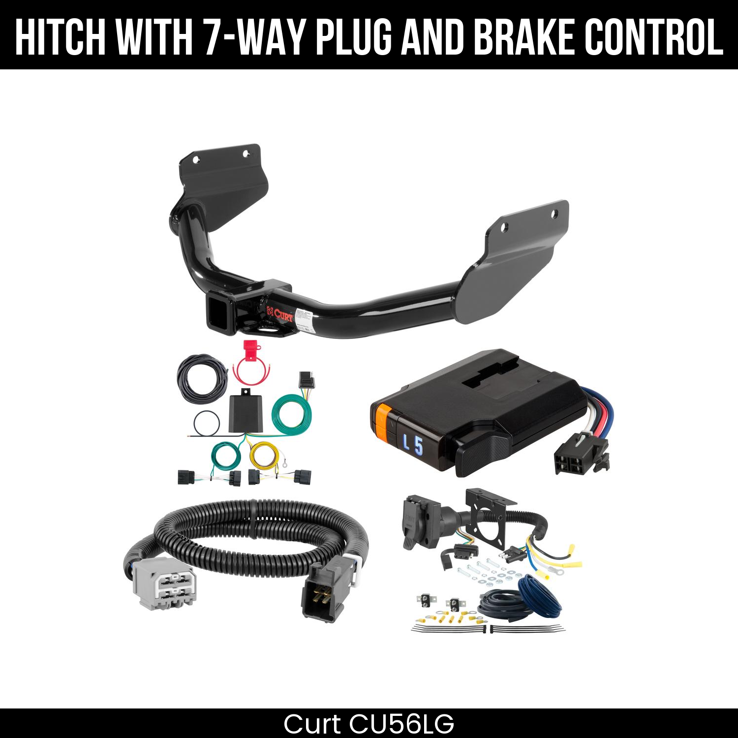 Trailer Hitch , 7-Way , Discovery Next Brake Control