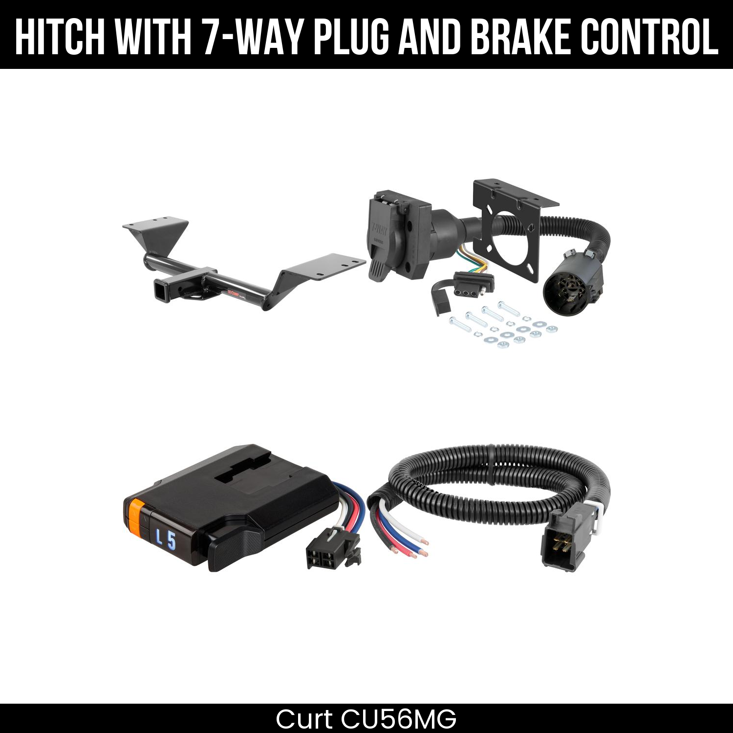 Trailer Hitch , 7-Way , Discovery Next Brake Control
