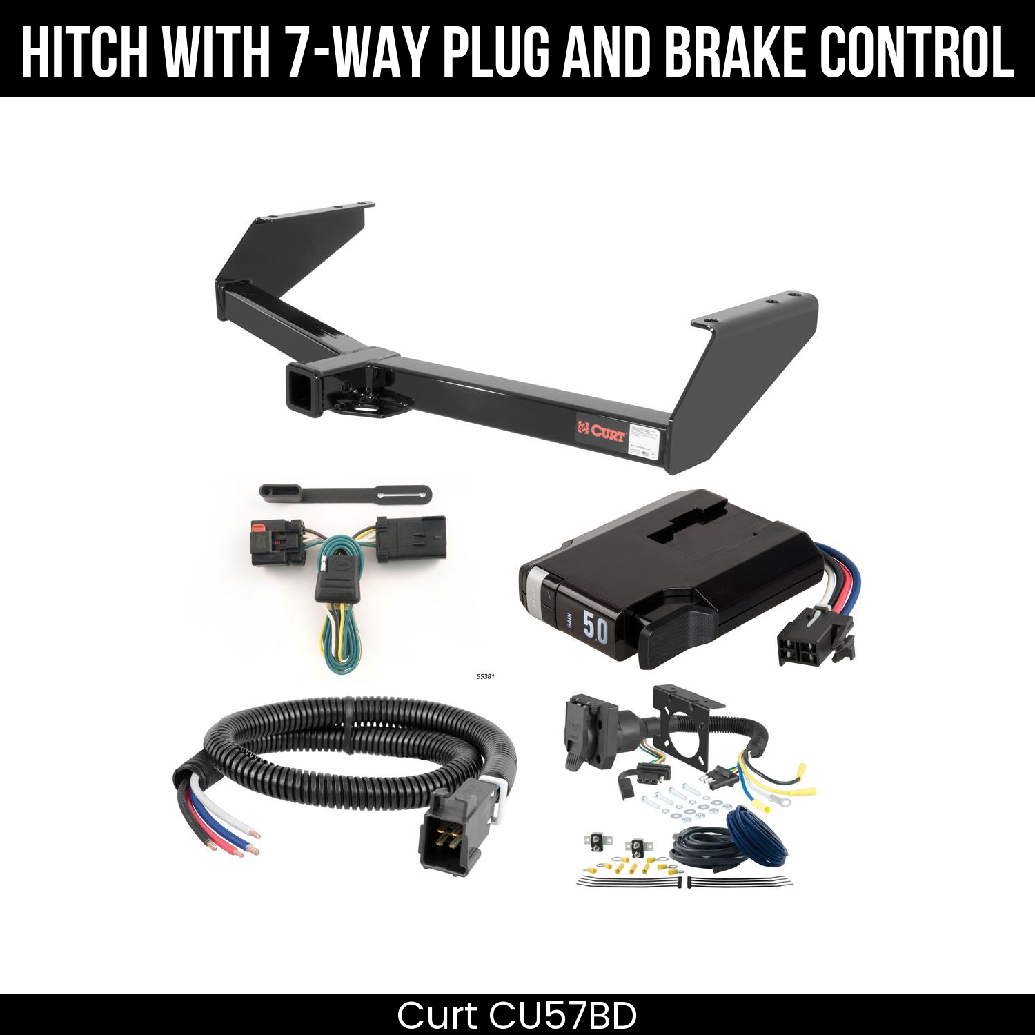 Trailer Hitch , 7-Way , TriFlex NEXT Brake Control
