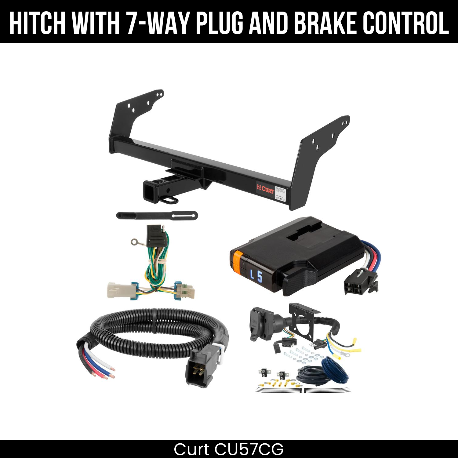 Trailer Hitch , 7-Way , Discovery Next Brake Control
