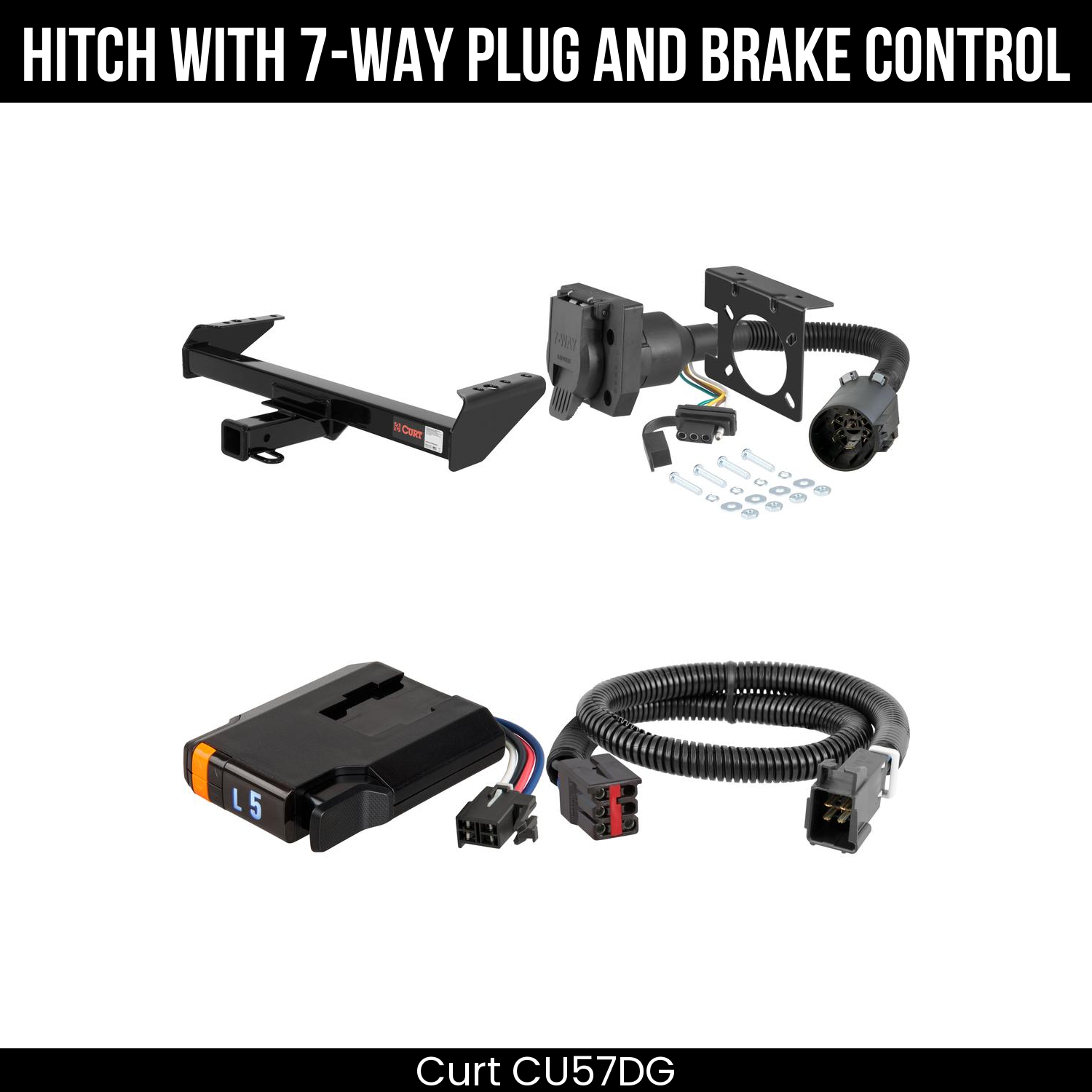 Trailer Hitch , 7-Way , Discovery Next Brake Control