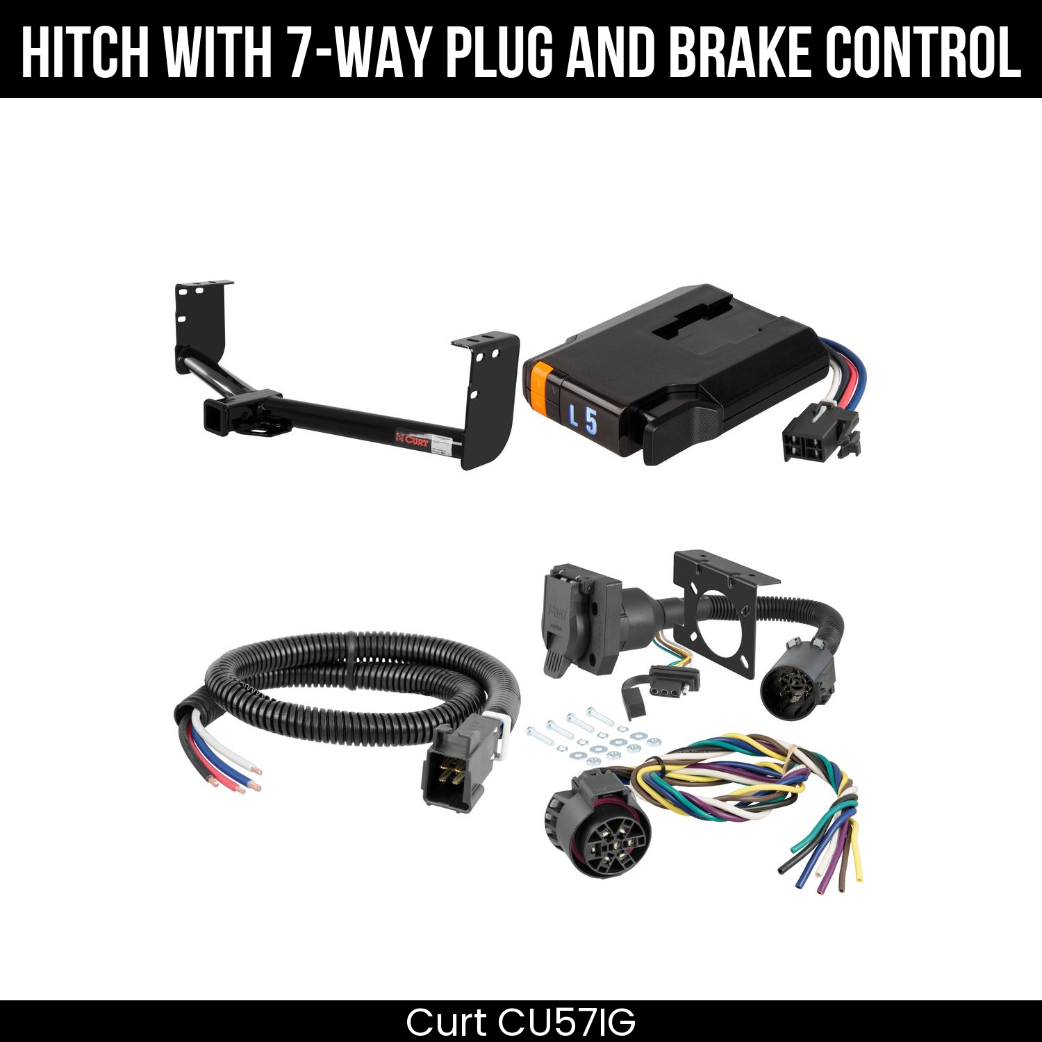 Trailer Hitch , 7-Way , Discovery Next Brake Control