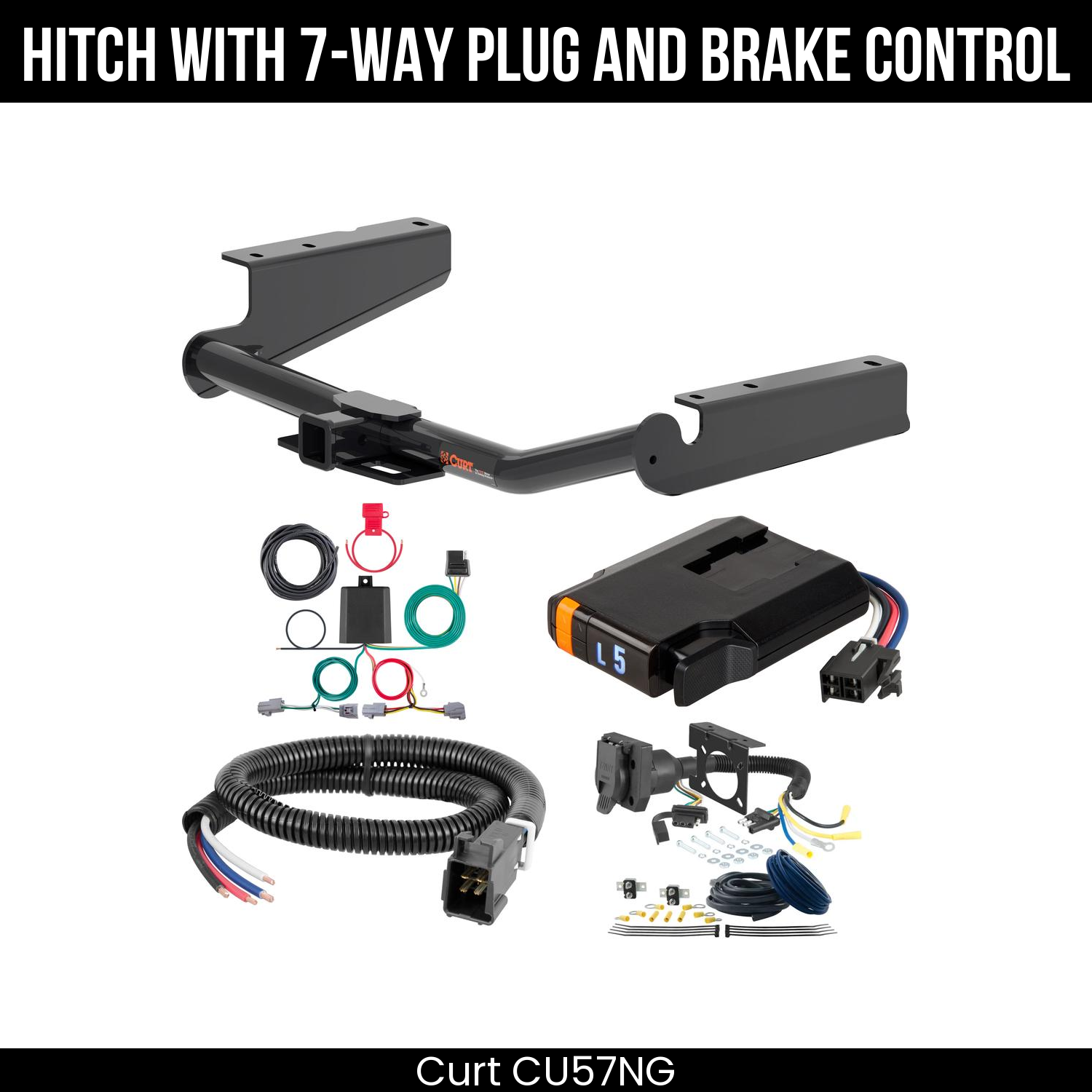 Trailer Hitch , 7-Way , Discovery Next Brake Control