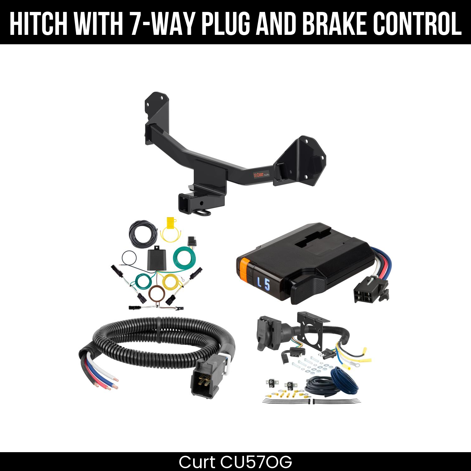 Trailer Hitch , 7-Way , Discovery Next Brake Control