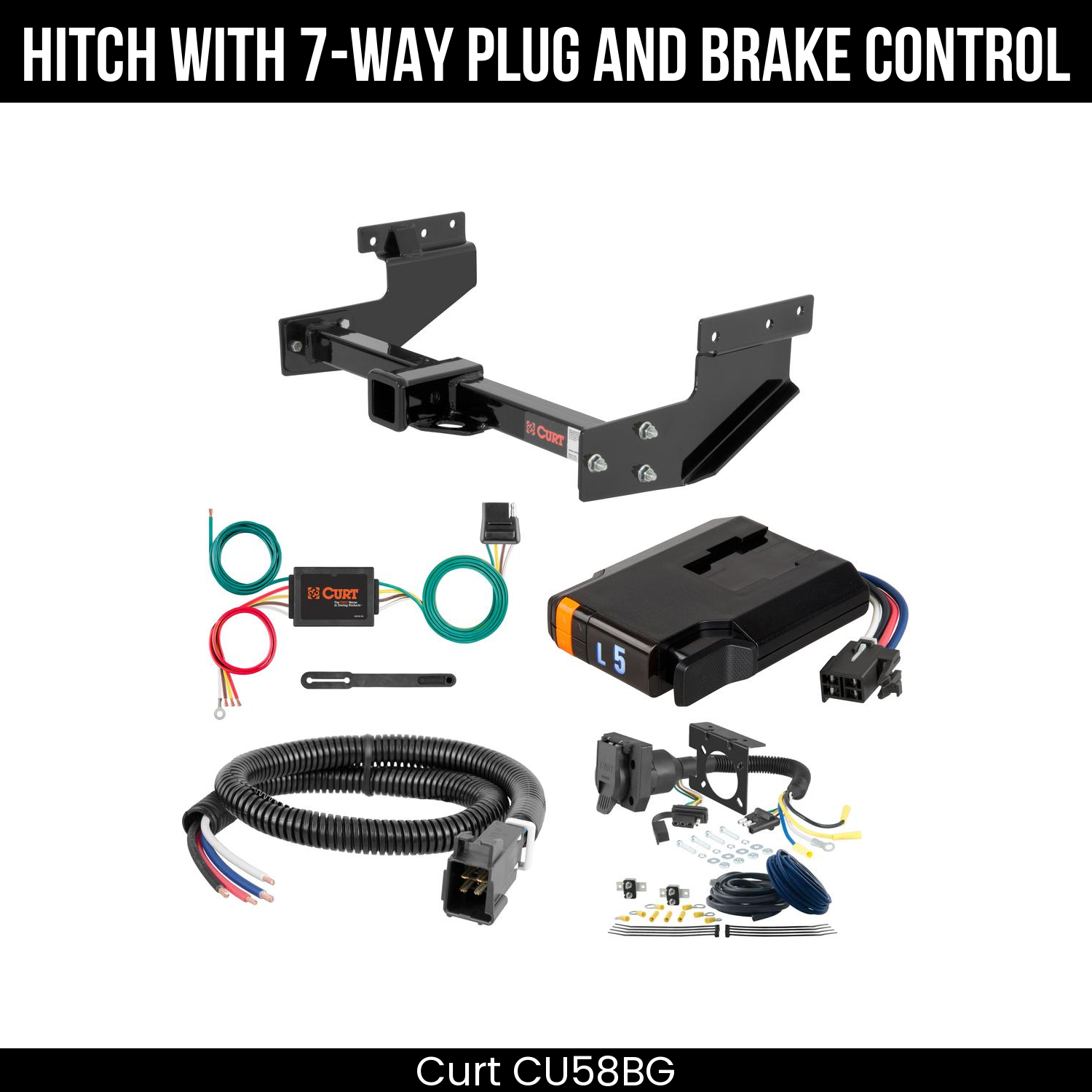 Trailer Hitch , 7-Way , Discovery Next Brake Control