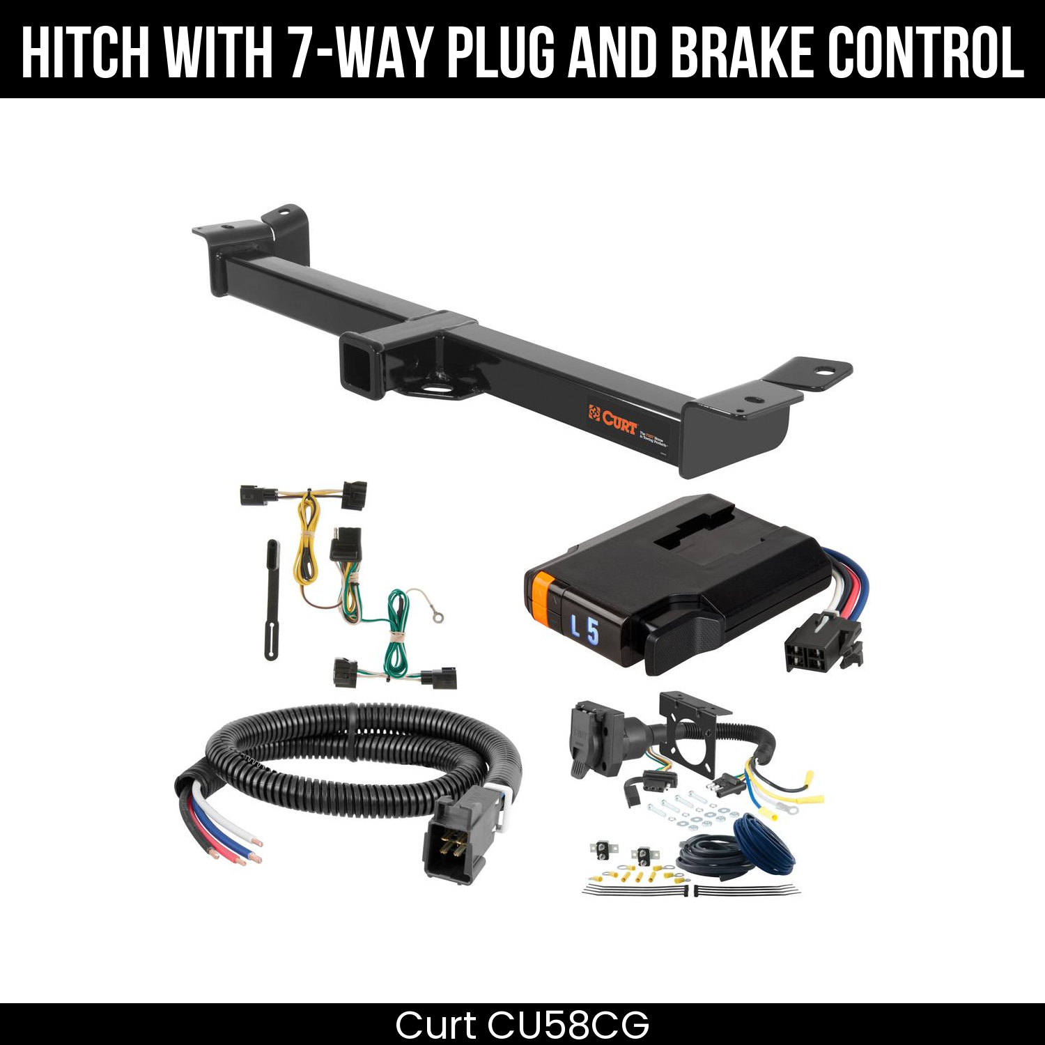 Trailer Hitch , 7-Way , Discovery Next Brake Control