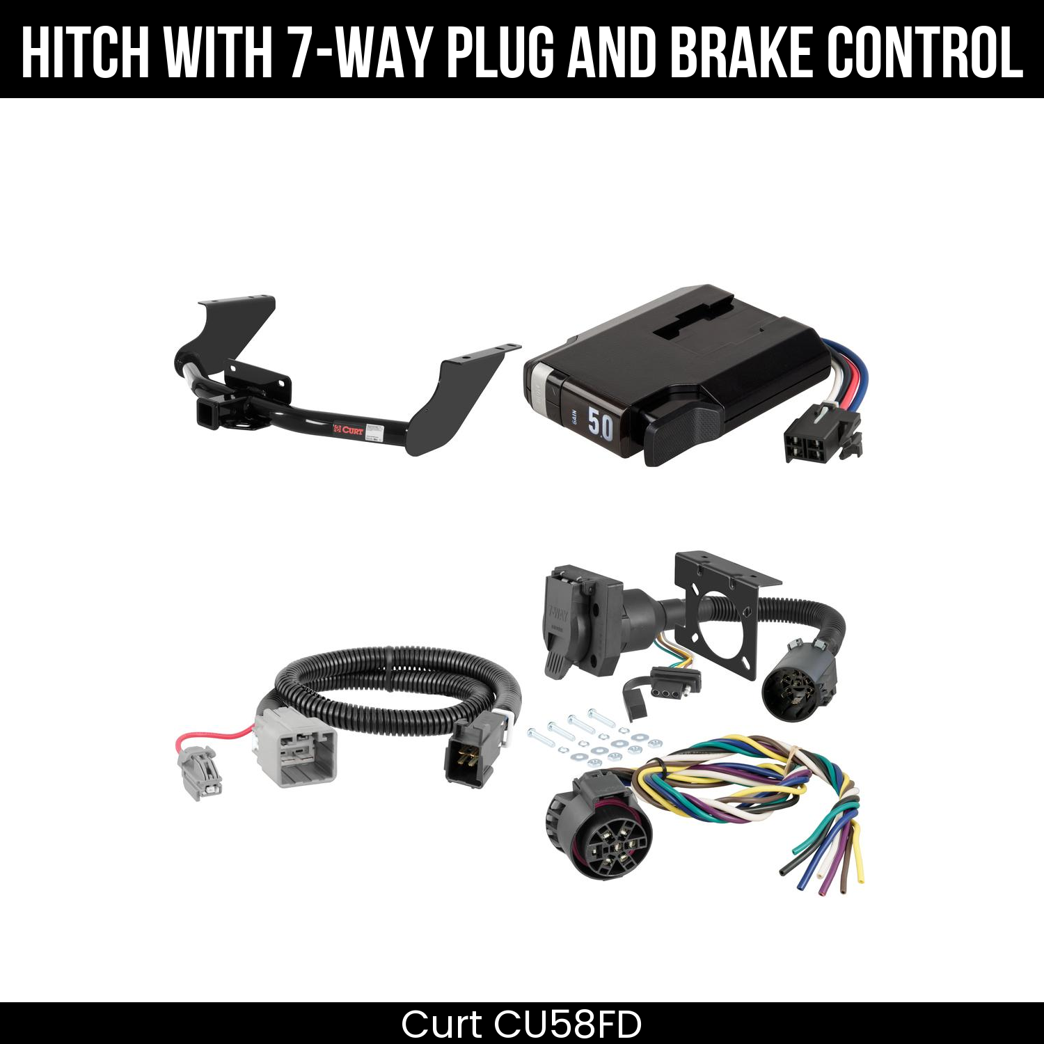 Trailer Hitch , 7-Way , TriFlex NEXT Brake Control