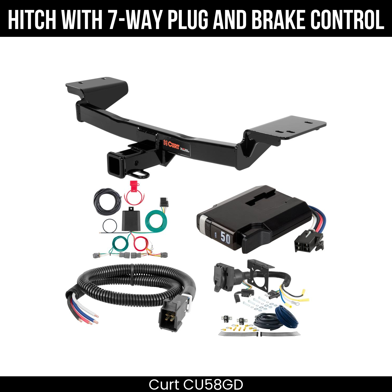 Trailer Hitch , 7-Way , TriFlex NEXT Brake Control