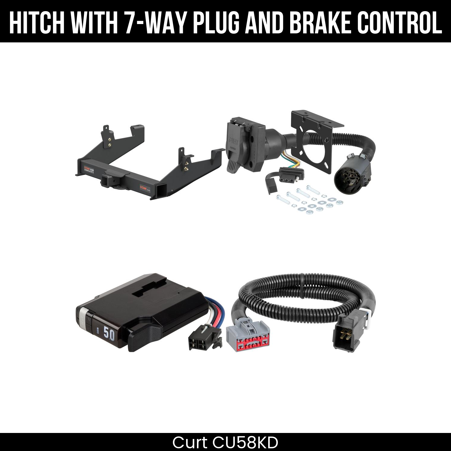 Trailer Hitch , 7-Way , TriFlex NEXT Brake Control