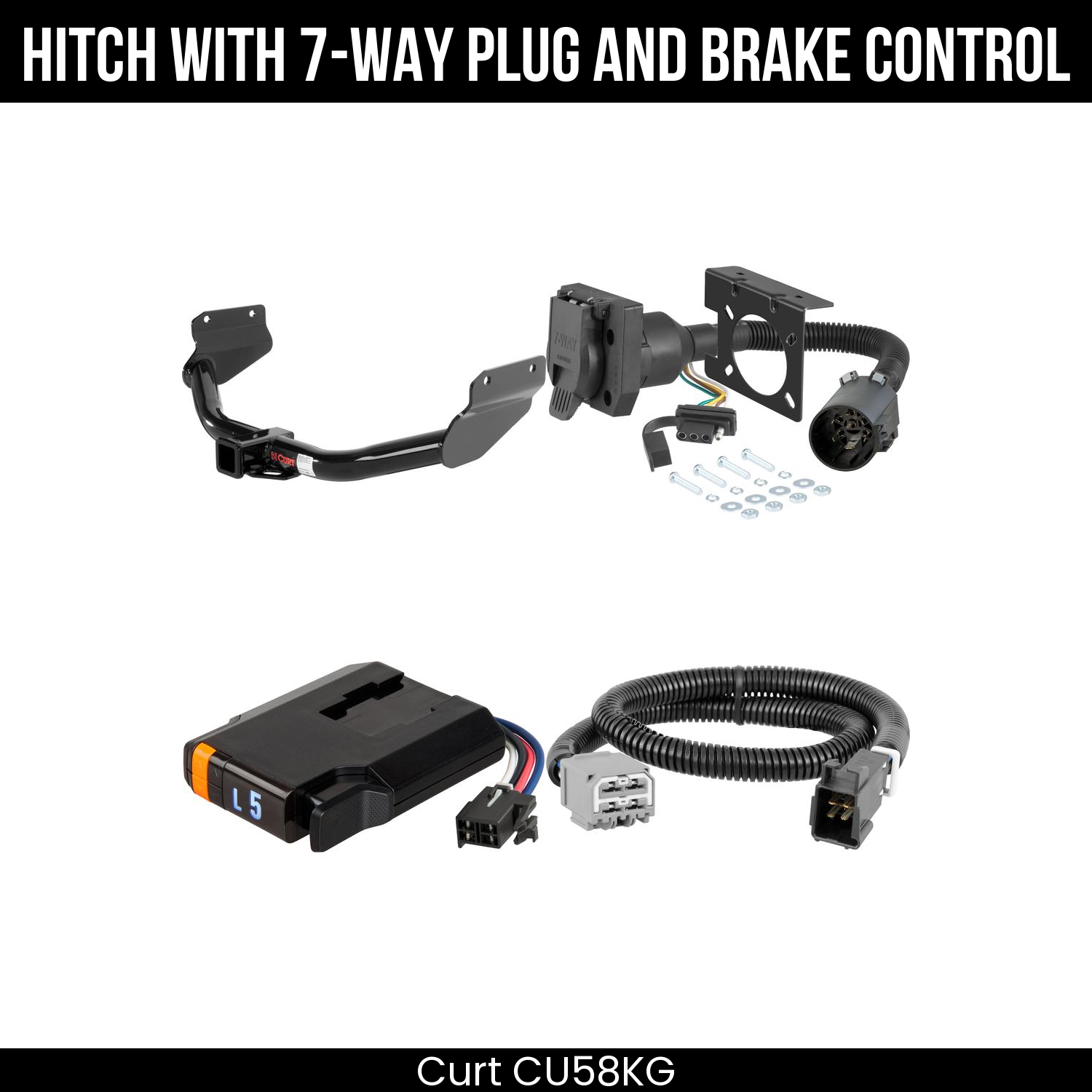 Trailer Hitch , 7-Way , Discovery Next Brake Control
