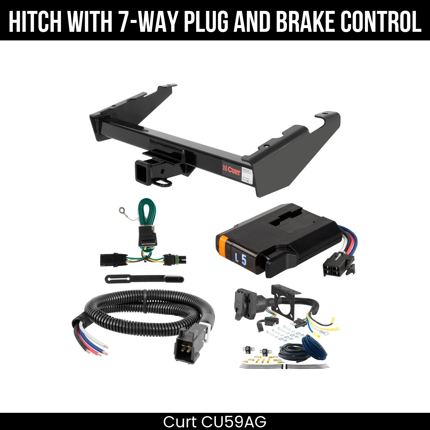 Trailer Hitch , 7-Way , Discovery Next Brake Control