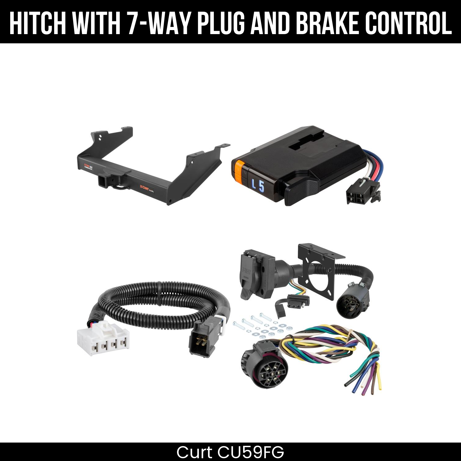 Trailer Hitch , 7-Way , Discovery Next Brake Control