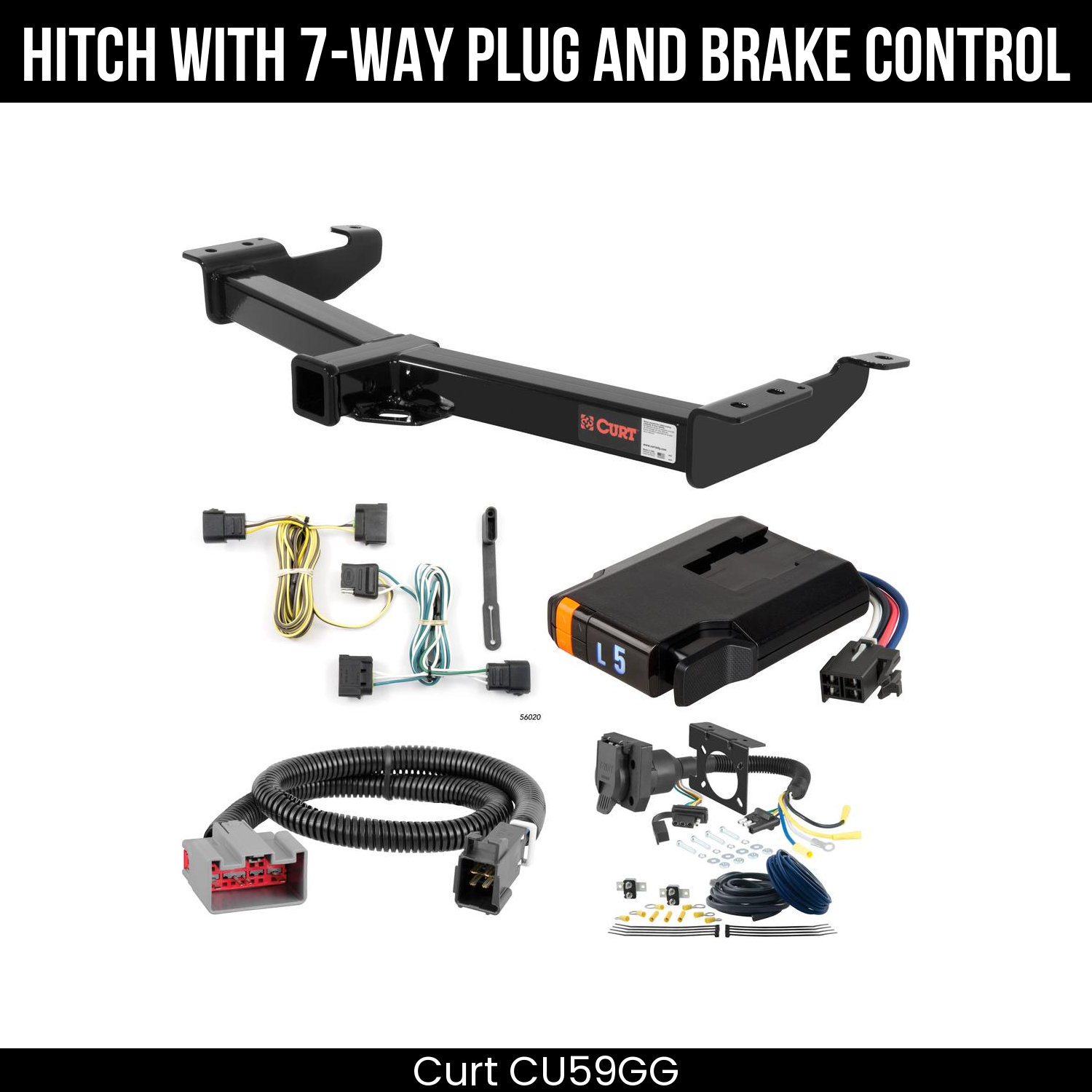 Trailer Hitch , 7-Way , Discovery Next Brake Control