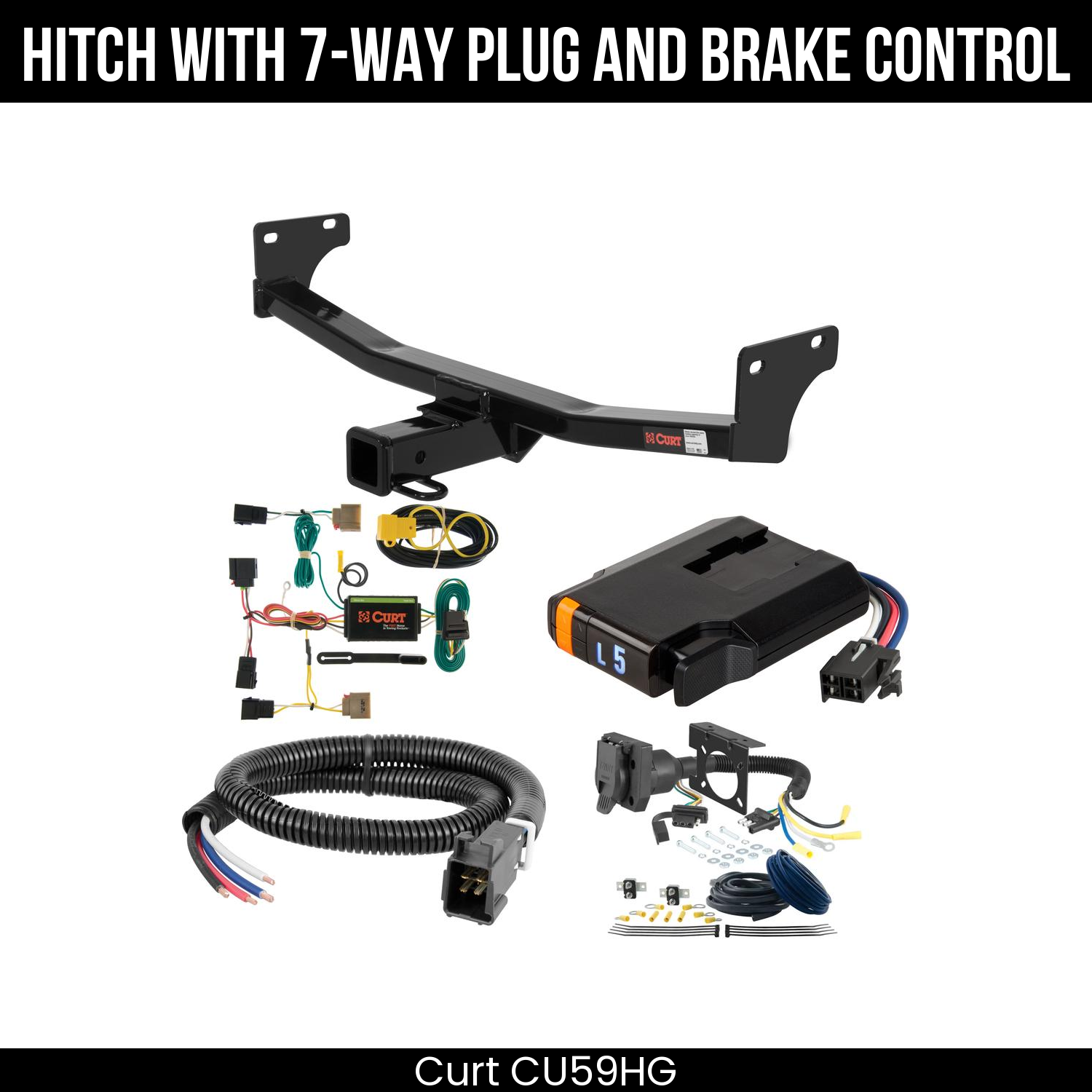 Trailer Hitch , 7-Way , Discovery Next Brake Control