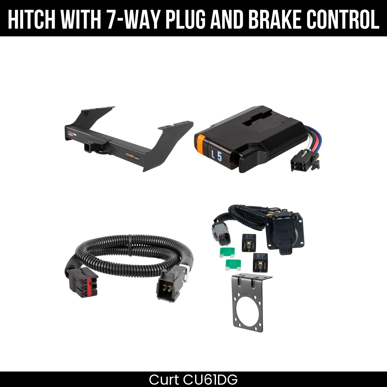 Trailer Hitch , 7-Way , Discovery Next Brake Control