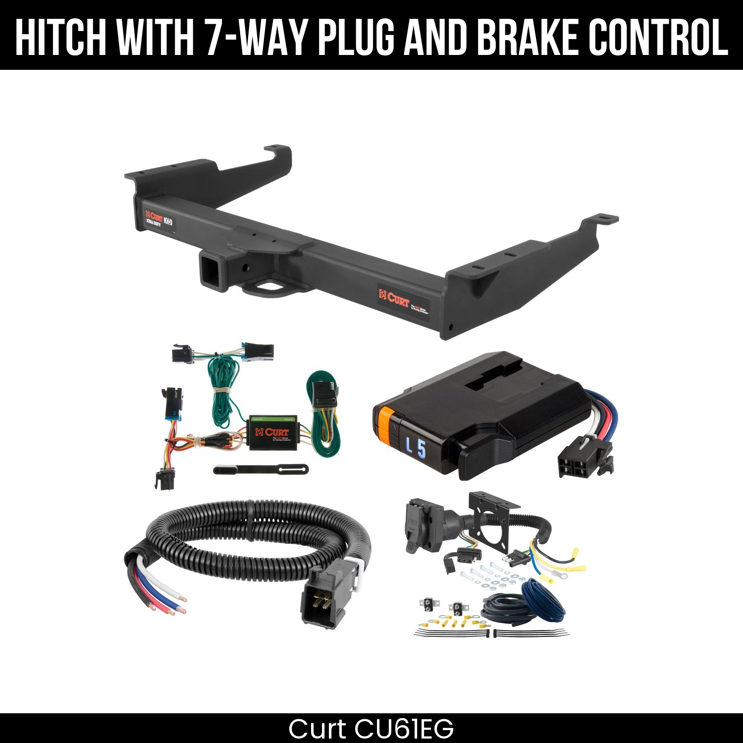 Trailer Hitch , 7-Way , Discovery Next Brake Control