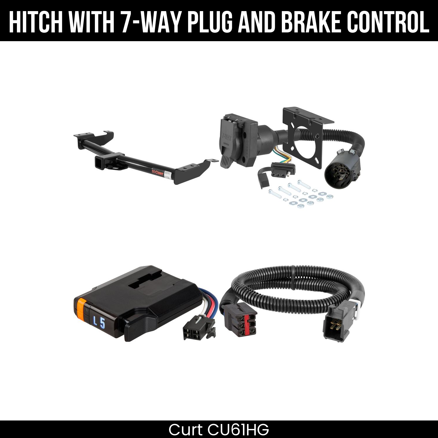 Trailer Hitch , 7-Way , Discovery Next Brake Control