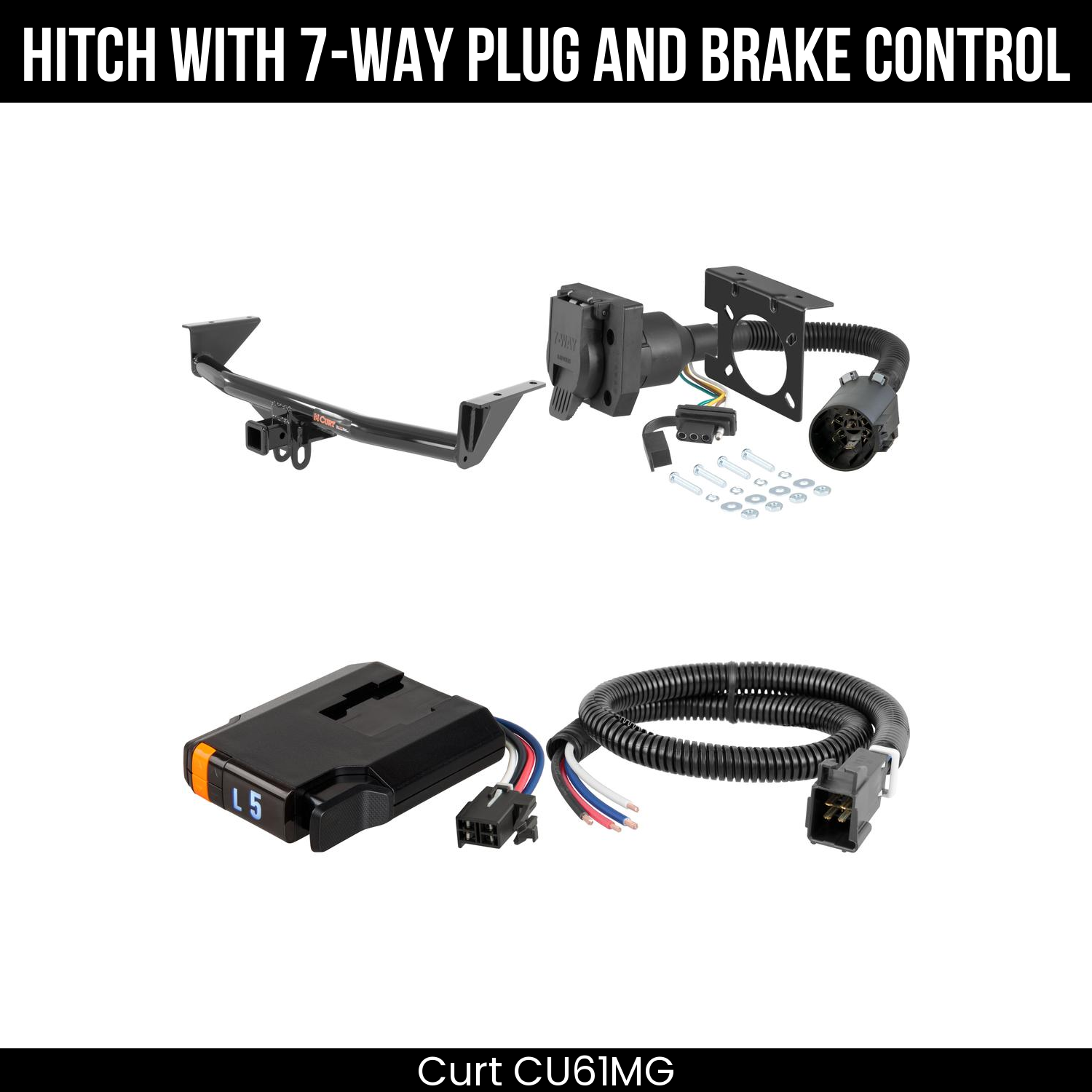Trailer Hitch , 7-Way , Discovery Next Brake Control