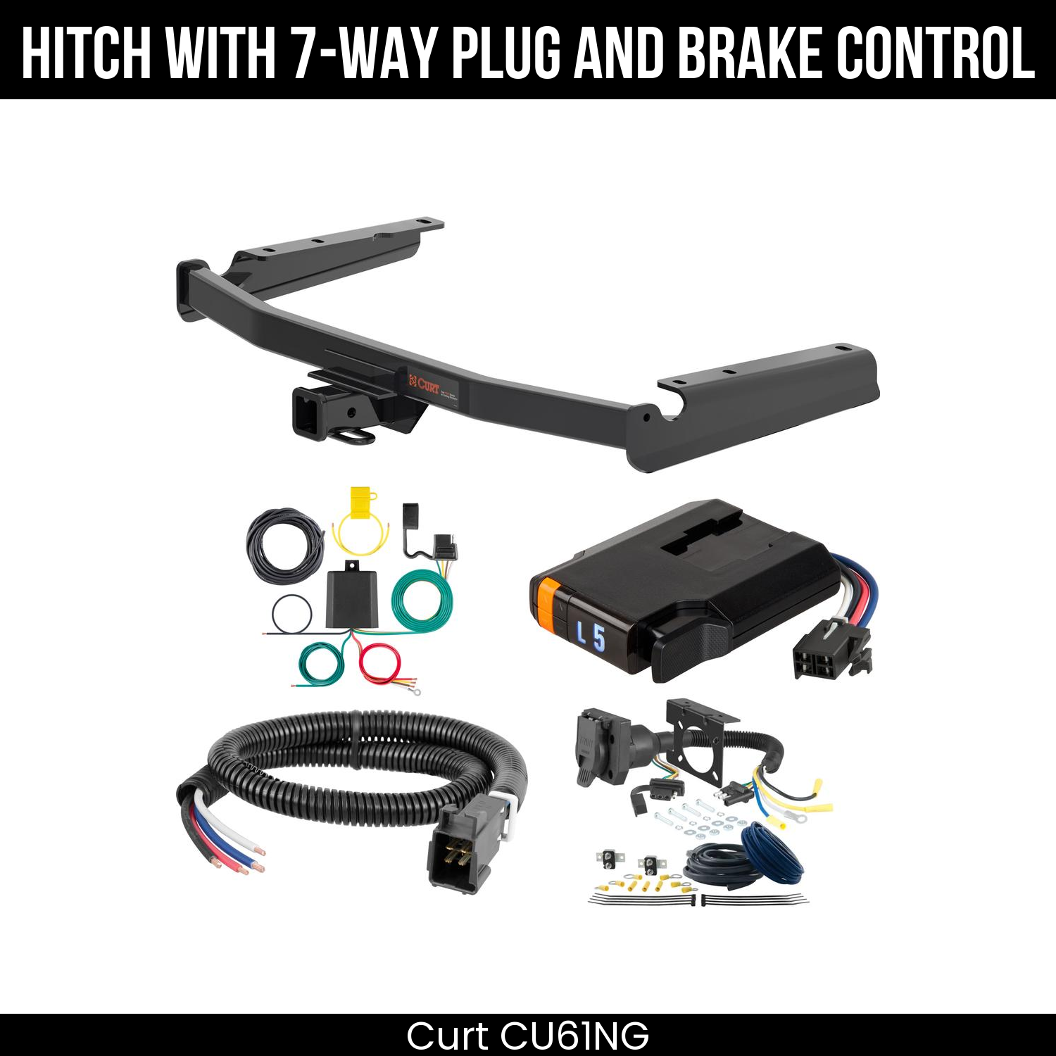 Trailer Hitch , 7-Way , Discovery Next Brake Control